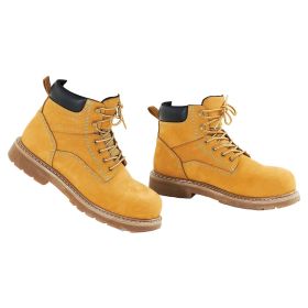Steel Toe Work Boots, US Size 11.5, Waterproof Work Boots for Men, Slip-Resistant Work Boot