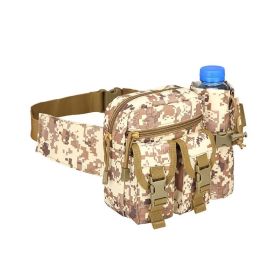 Hiking Cycling Outdoors Waterproof Wearproof Lightweight Waist Bag (Type: Waist Bag, Color: Desert Digital)
